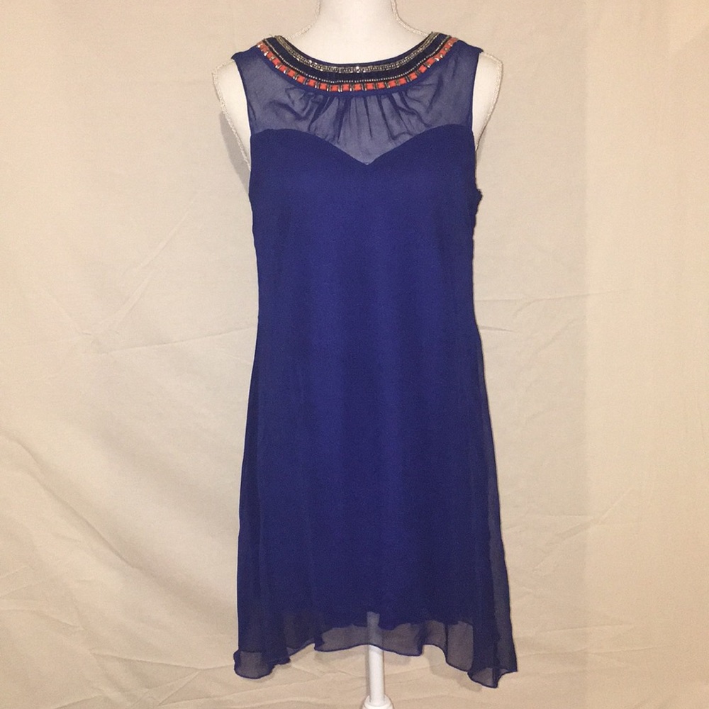 Formal Beaded Sleeveless Dress